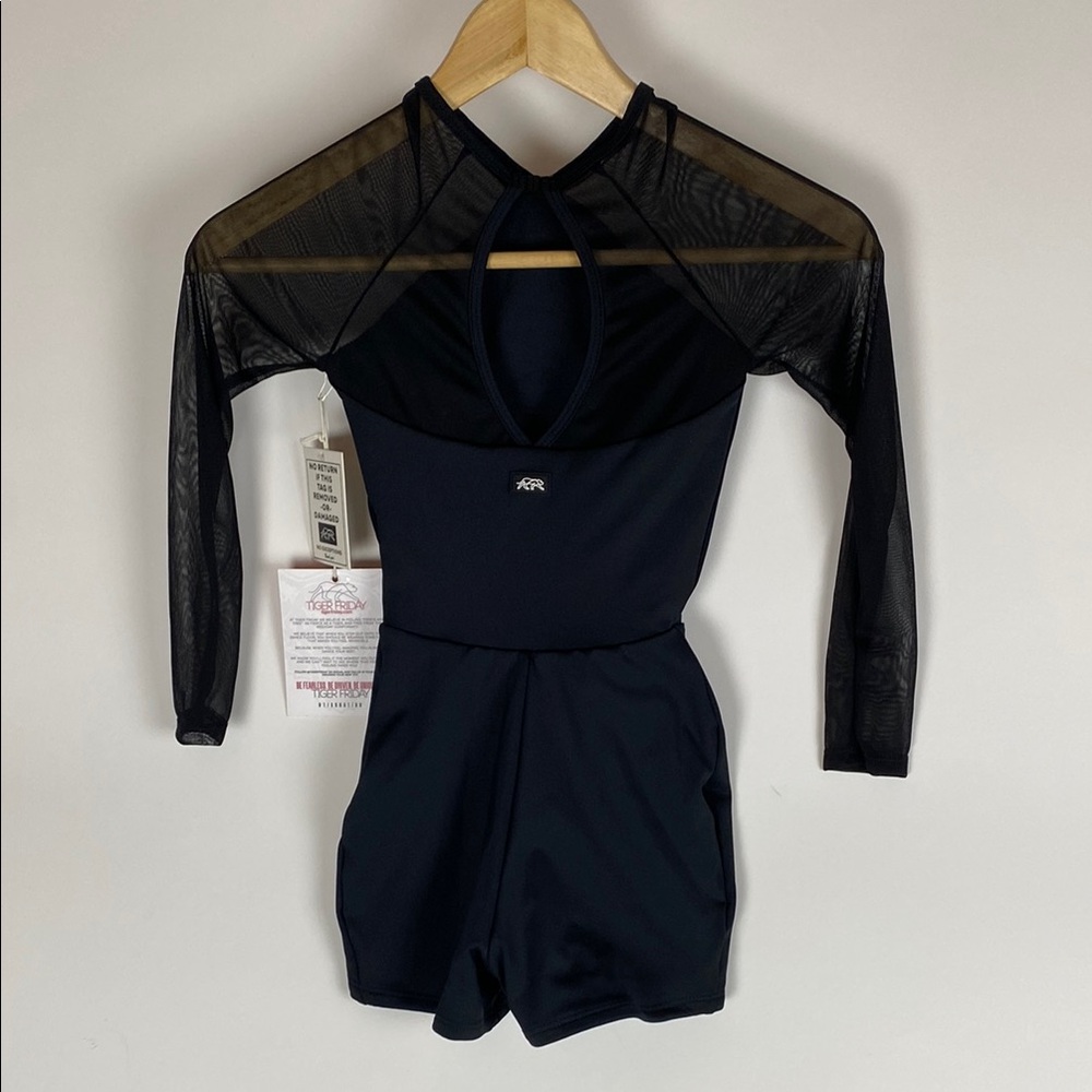 NWT Tiger Friday Angelic Jumpsuit - Black Girls Size XL